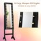Costway Mirrored Jewelry Cabinet Organizer w/18 LED lights Black